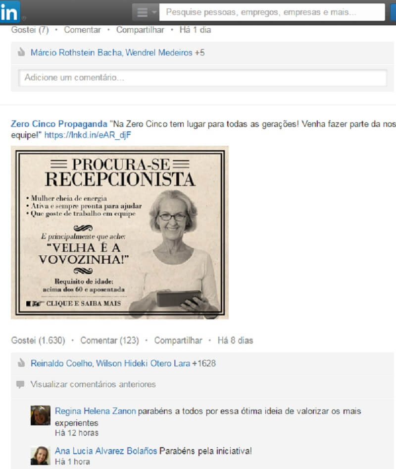 sabervivermais.com - Agência procura idosa para ser recepcionista: #AprendeBrasil