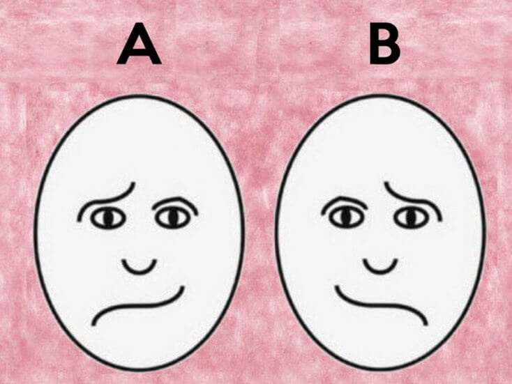 sabervivermais.com - Qual rosto é o mais feliz? Descubra o lado dominante do seu cérebro