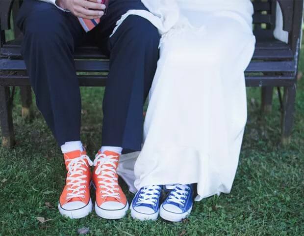sabervivermais.com - Noiva de tênis: sapatos confortáveis são sensação em casamentos
