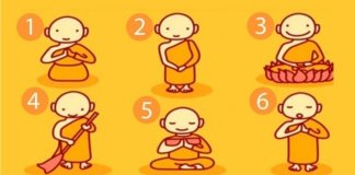 Escolha um monge budista e revele uma mensagem poderosa!