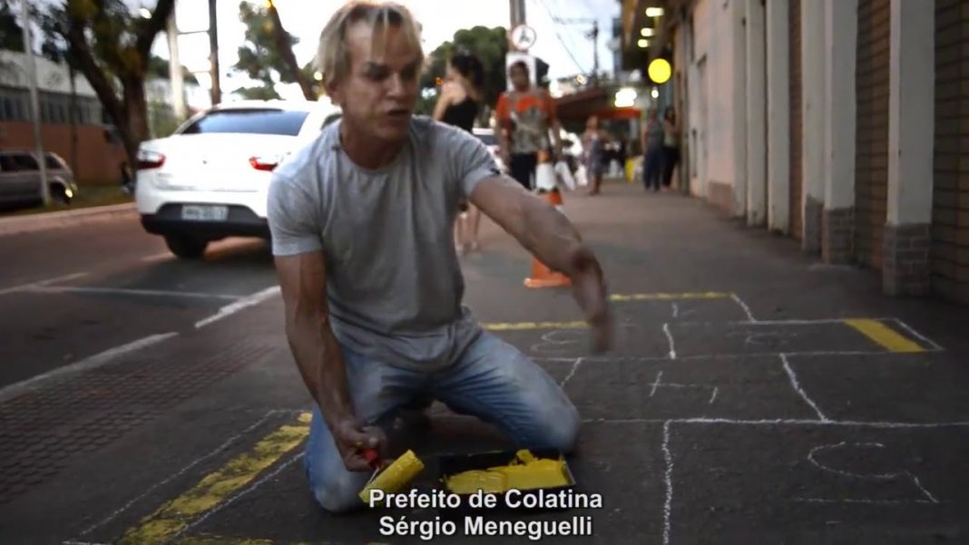 Sempre ele! Prefeito resgatando as brincadeiras de rua em Colatina