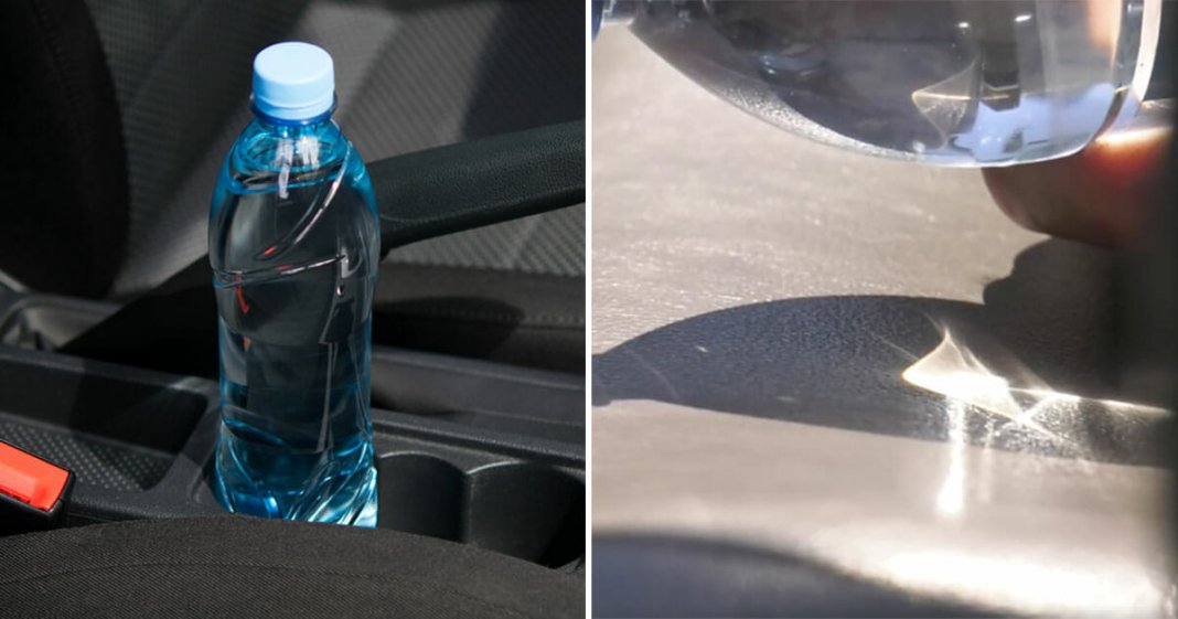 Bombeiros recomendam FORTEMENTE que você NÃO deixe alguma garrafa de água no carro