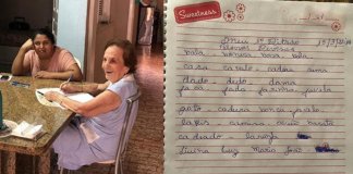 Professora aposentada de 92 anos melhora ao ensinar cuidadora a ler e escrever