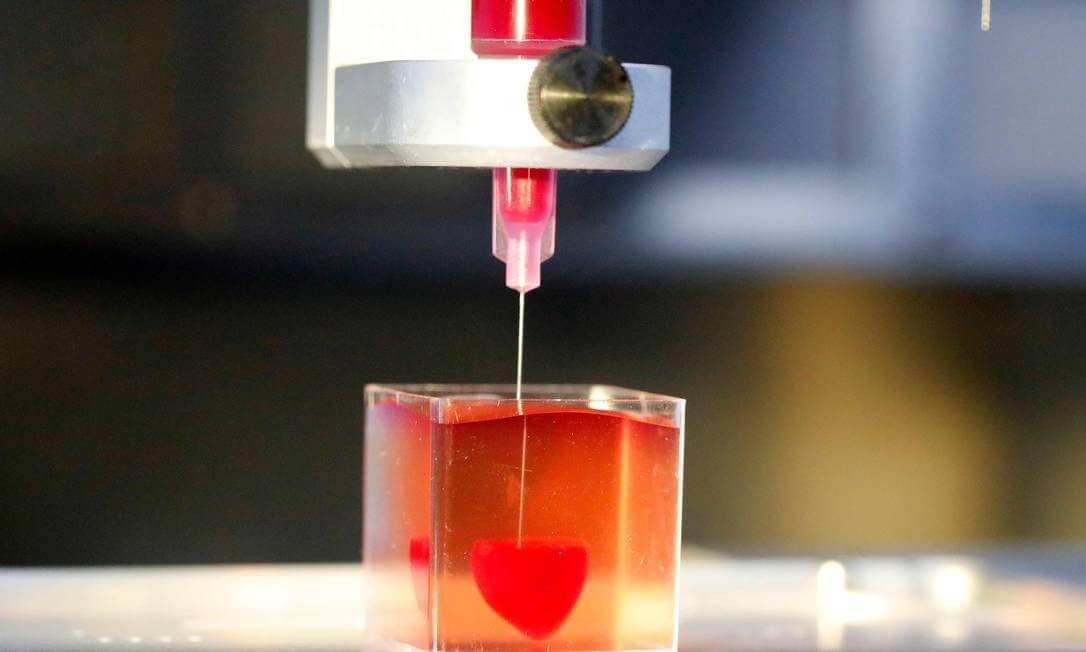 sabervivermais.com - Primeiro coração impresso em 3D  feito a partir de tecidos humanos é apresentado por cientistas de Israel