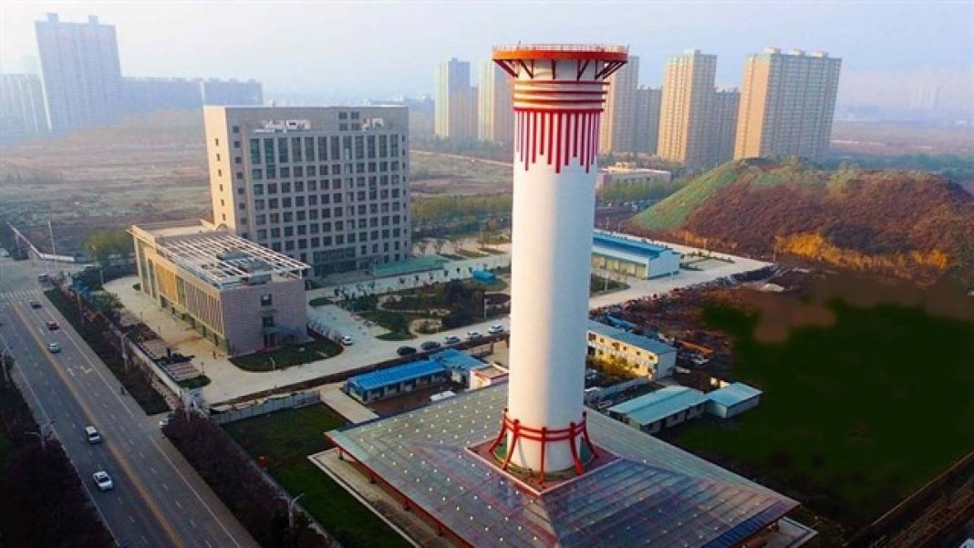 China constrói o purificador de ar mais alto do mundo. A torre tem 100 metros!
