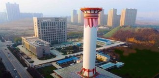 China constrói o purificador de ar mais alto do mundo. A torre tem 100 metros!