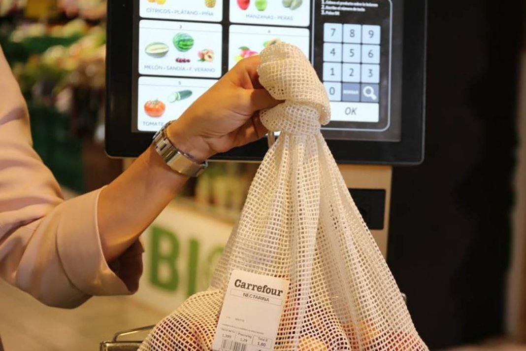Carrefour lança redes de algodão em vez de sacolas plásticas para compra de frutas e verduras