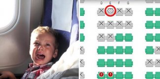 A companhia aérea avisa onde os bebês estarão sentados ao comprar o voo.