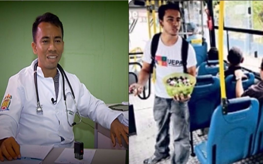Estudante que vendia bombons no ônibus para pagar faculdade se forma em medicina