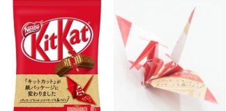 Kit Kat no Japão troca a embalagem de plástico por papel e incentiva a arte origami