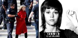 Aos 81 anos, Jane Fonda foi presa por protestar. São 50 anos levantando sua voz diante das injustiças