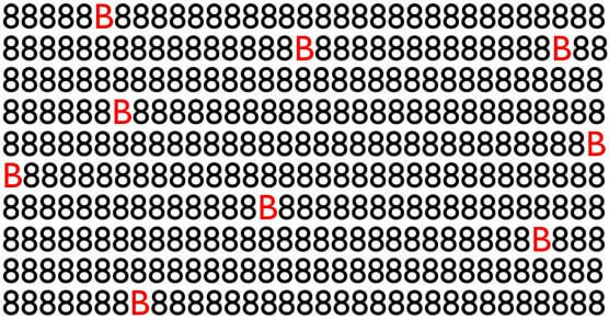 sabervivermais.com - Aposto que você não acerta quantas letras B estão escondidas na imagem! Seja o primeiro