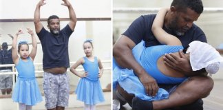 Ele desafiou o preconceito e aprendeu balé para ajudar filhas autistas
