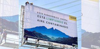 Este outdoor foi projetado para purificar o ar e comer a fumaça