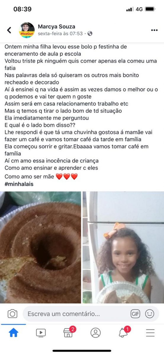 sabervivermais.com - Criança sofre discriminação por não levar bolo decorado em festa na escola