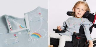 Marca lança linha de roupas “fáceis de colocar”, para crianças com deficiências físicas