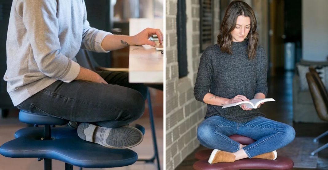 Empresa lança cadeira para sentar de pernas cruzadas