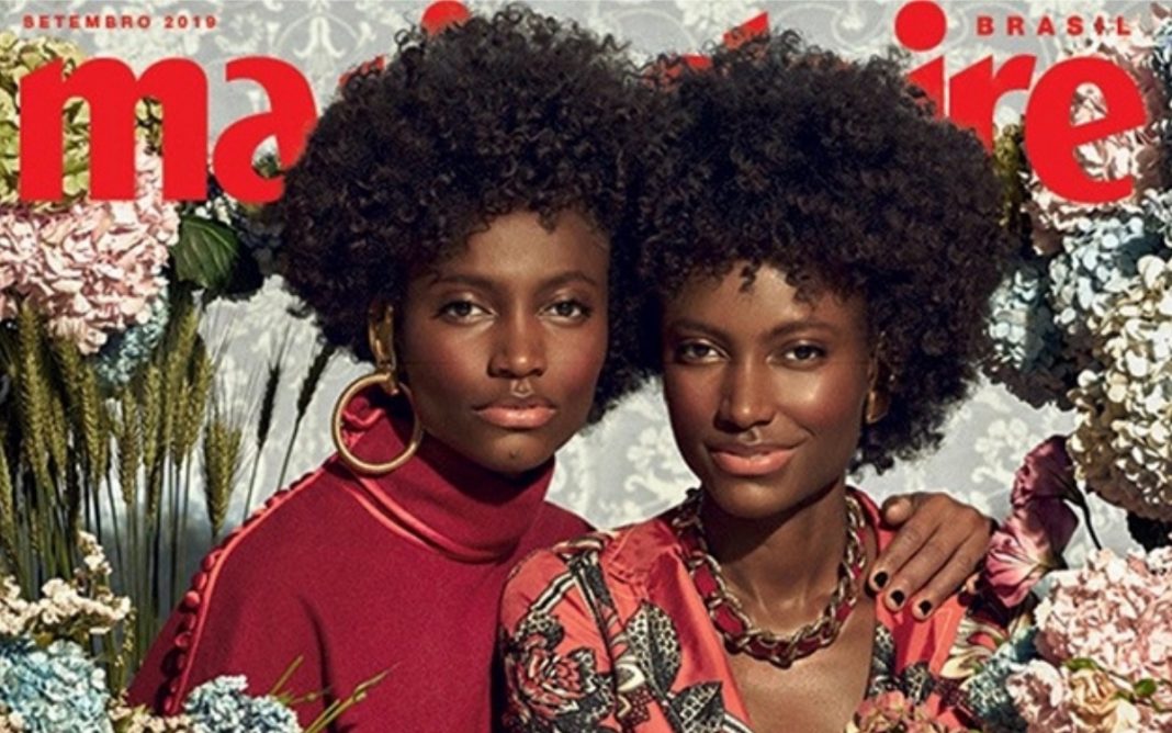 Modelos filhas de quilombolas Yaci e Yara, são capa da Marie Claire