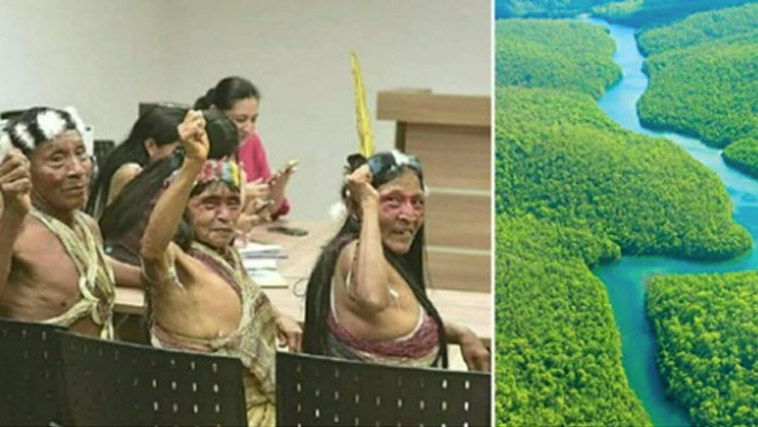 Tribo da Amazônia vence processo contra empresa petrolífera, salvando meio milhão de acres da floresta tropical