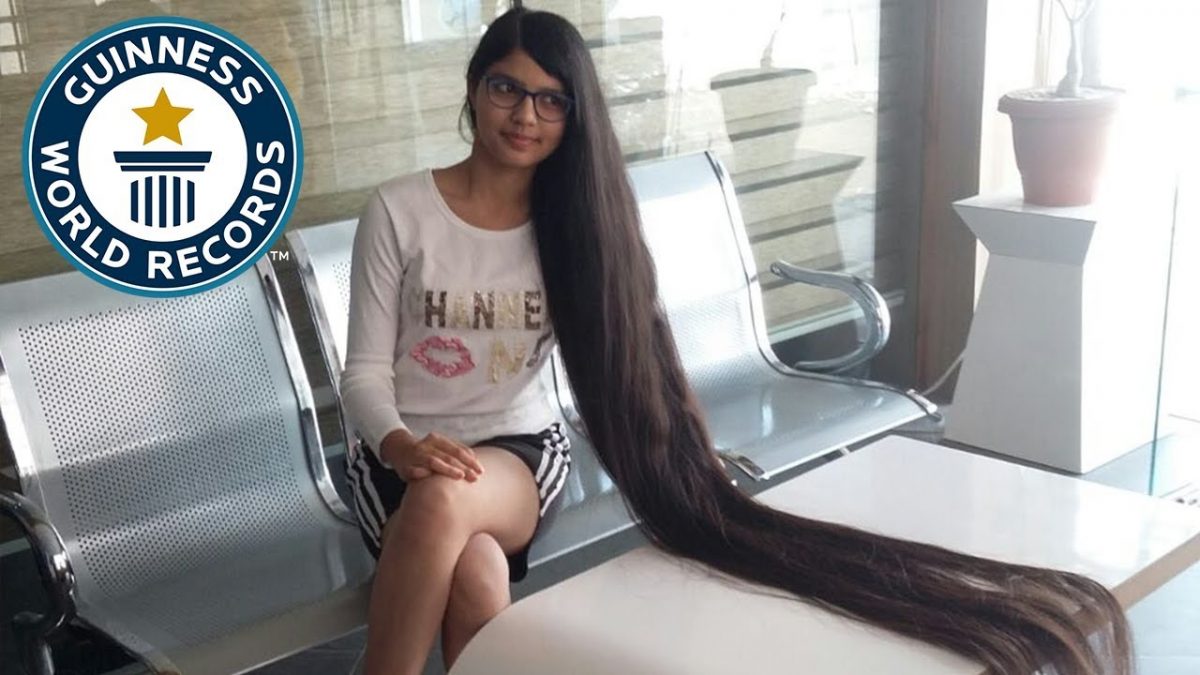 sabervivermais.com - Com o maior cabelo do mundo, adolescente diz levar até uma hora para pentear os cabelos