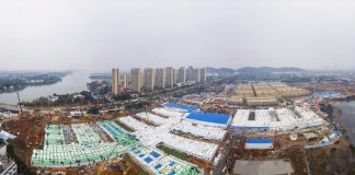 Hospital construído em apenas 10 dias, começa a receber os primeiros pacientes de coronavírus na China