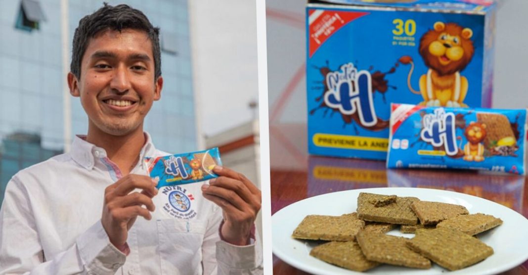 Estudante Peruano cria cookie que elimina anemia em um mês