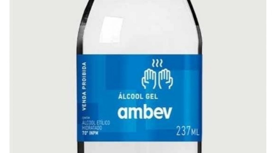 Ambev transforma cerveja em álcool gel para doar