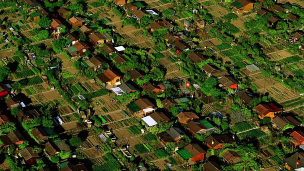 Uma cidade onde as pessoas plantam sua própria comida