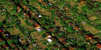 Uma cidade onde as pessoas plantam sua própria comida