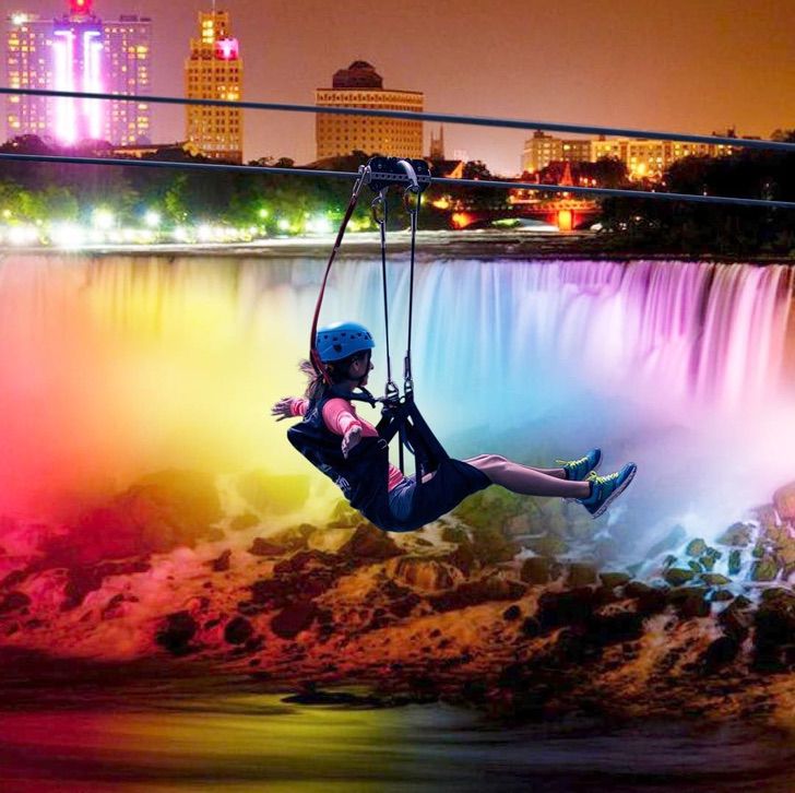 sabervivermais.com - Se jogar de tirolesa nas Cataratas do Niágara deixou de ser um sonho. E custa apenas 40 dólares!