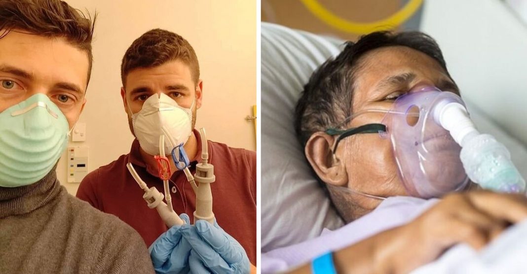 Ele usou sua impressora 3D e salvou 10 pacientes com COVID-19 na Itália: fez uma parte do respirador