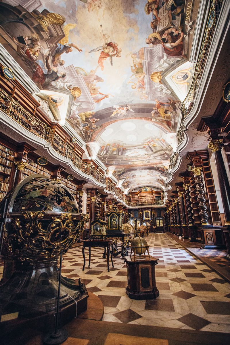 sabervivermais.com - Conheça a biblioteca mais bonita do mundo, ela fica em Praga, República Tcheca