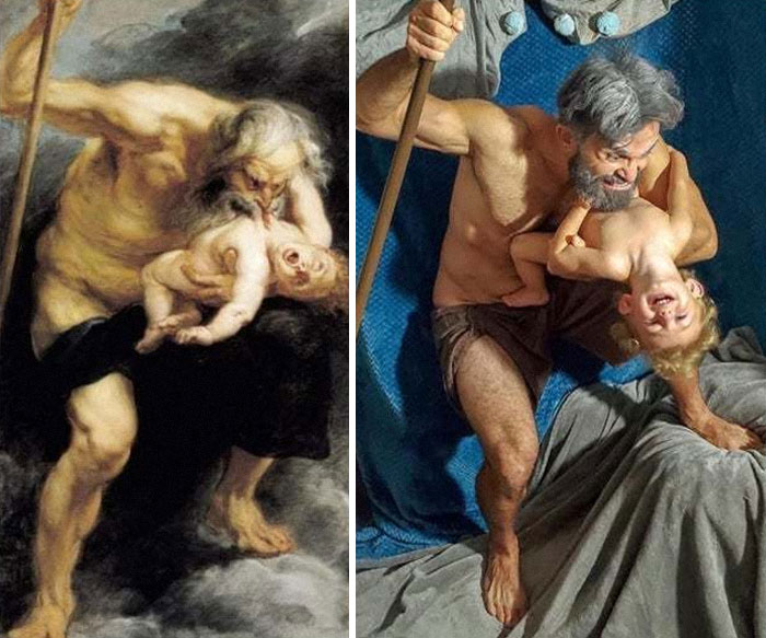 sabervivermais.com - Museu pede que as pessoas recriem pinturas famosas em casa. Veja as 15 fotos mais hilariantes!