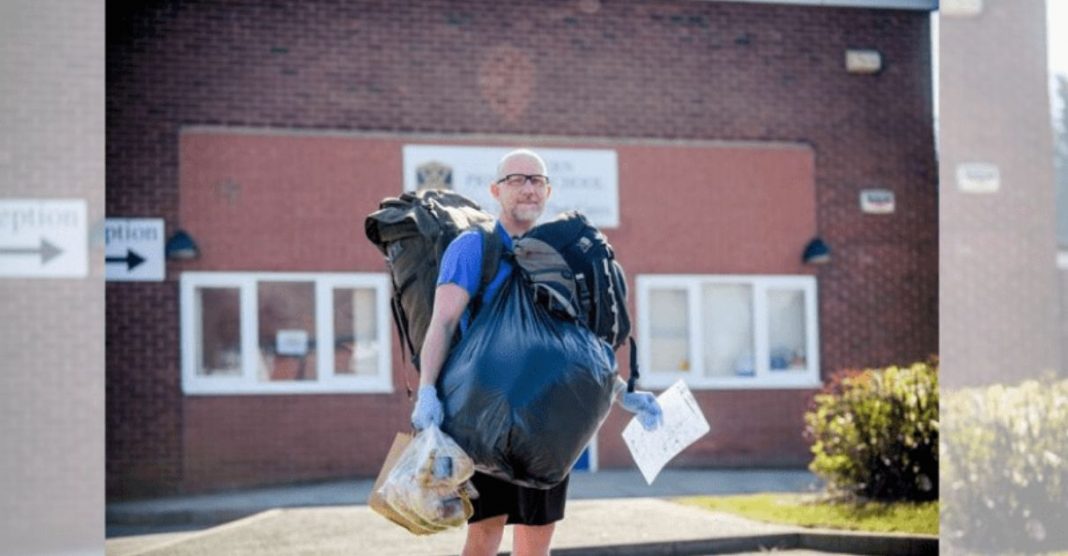 Professor percorre cerca de oito quilometros todos os dias para alimentar 78 alunos carentes