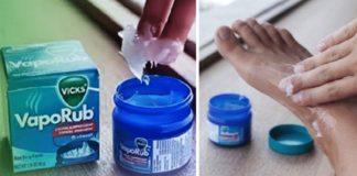 Use Vick Vaporub nós pés antes de dormir, e evite gripes e constipações