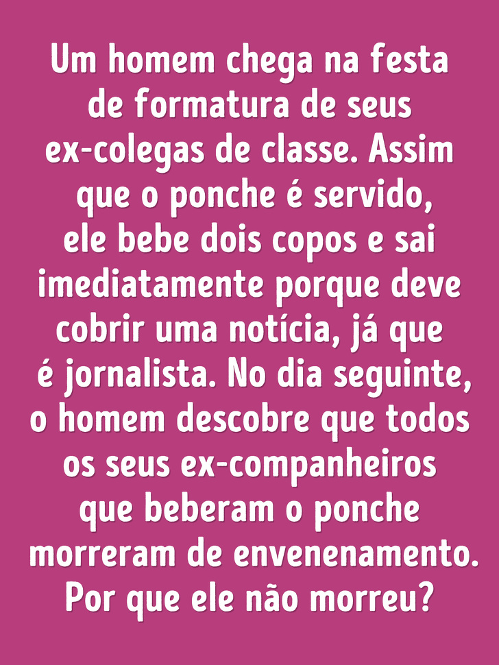 sabervivermais.com - 10 Enigmas para ajudar você a pensar fora da caixa e manter o cérebro ativo