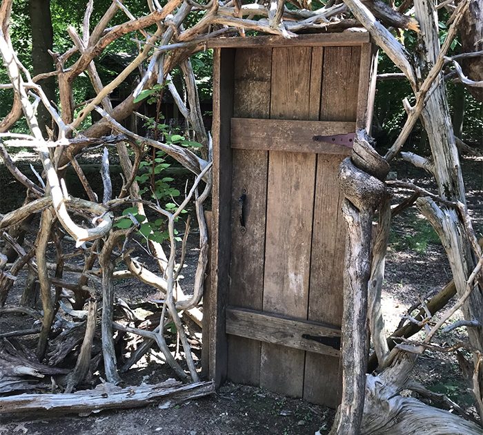sabervivermais.com - Companheiros há 30 anos, constroem uma "porta para a imaginação" em seu quintal durante a quarentena