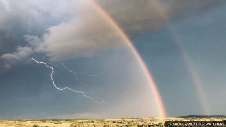 sabervivermais.com - Um "arco-íris elétrico" apareceu nos céus do Reino Unido. Um fenômeno raro e belo!