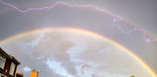 Um “arco-íris elétrico” apareceu nos céus do Reino Unido. Um fenômeno raro e belo!