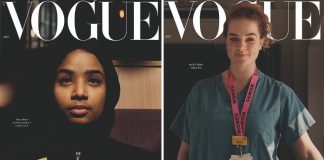 Revista Vogue substituiu as modelos por enfermeiras e médicas em sua edição. Ninguém merece mais que essas heroínas