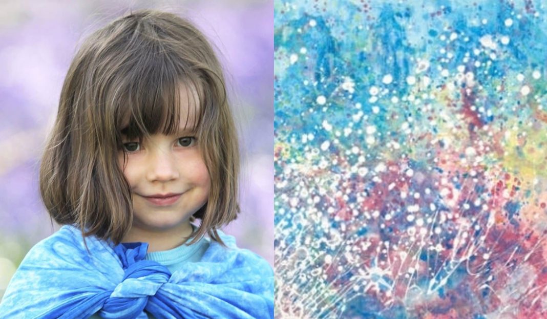 Conheça a história de Iris Grace a menina autista que fascinou o mundo aos 5 anos com belas pinturas