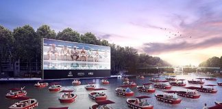 Paris inaugura cinema flutuante durante a pandemia