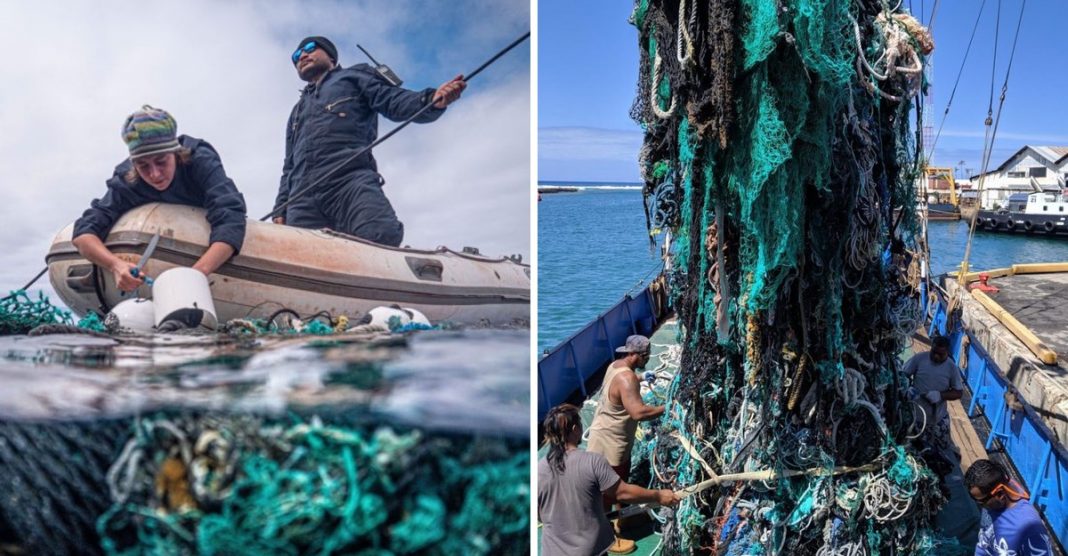 O grupo havaiano bate o recorde mundial de maior limpeza plástica do oceano. Heróis do mar!