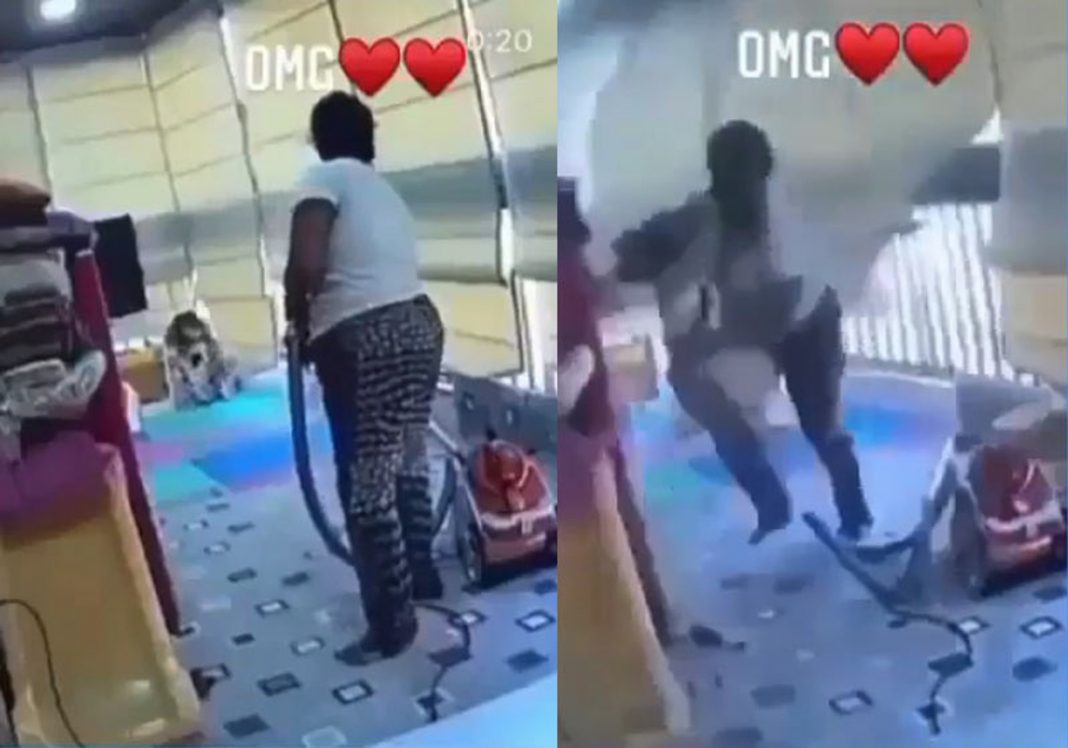 Diarista salva criança após explosão no Líbano. Video viraliza na internet