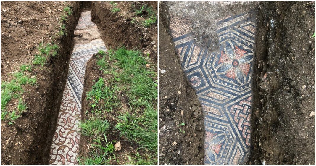 Um magnífico mosaico romano de quase 2.000 anos foi descoberto na Itália