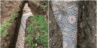 Um magnífico mosaico romano de quase 2.000 anos foi descoberto na Itália