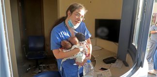Heroína: Enfermeira salva três recém-nascidos na explosão de Beirute.