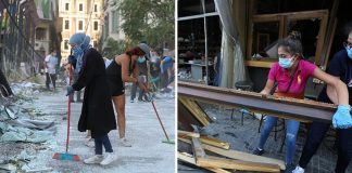 Jovens do Líbano saem às ruas para limpar e reconstruir Beirute. Juntos eles vão reconstruir tudo novamente!