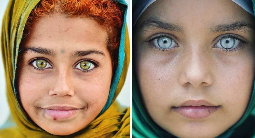 O fotógrafo capta a beleza nos olhos das crianças da Turquia. Eles brilham e hipnotizam