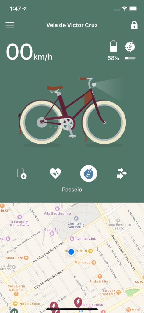 sabervivermais.com - Bike elétrica se conecta à internet e traz nova possibilidade de mobilidade urbana